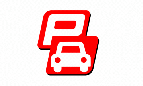 Simplificación del isotipo de Parking Autoescuelas